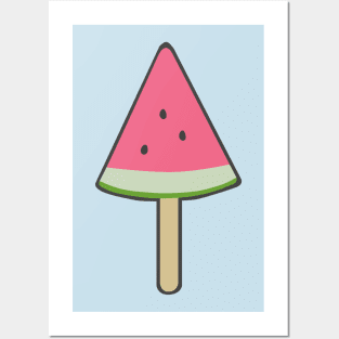 Watermelon Popsicle Posters and Art